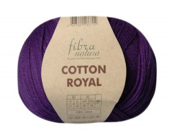 Пряжа Фибра Натура Коттон Роял (Fibra Natura Cotton Royal) 18-717 фиолетовый
