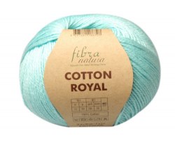 Пряжа Фибра Натура Коттон Роял (Fibra Natura Cotton Royal) 18-716 голубой