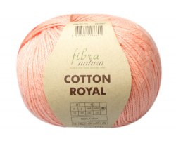 Пряжа Фибра Натура Коттон Роял (Fibra Natura Cotton Royal) 18-715 персиковый