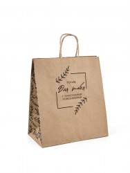 Пакет крафтовый "Для тебя" 22 х 25 х 12 см