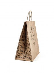 Пакет крафтовый "Для тебя" 22 х 25 х 12 см