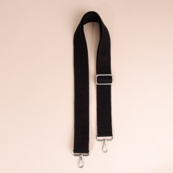 Ручка для сумки, стропа, 140 × 3,8 см, цвет чёрный арт. 9327037