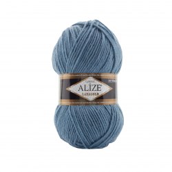 Пряжа Ализе Ланаголд (Alize Lanagold) 498 лазурно-голубой