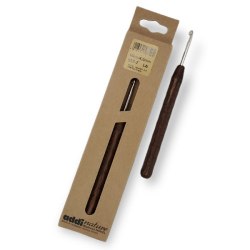 Крючок для вязания с ручкой из грецкого ореха ADDI 16см. № 4