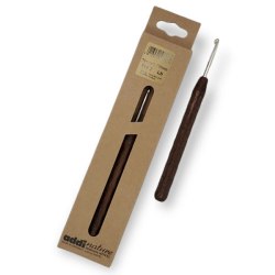 Крючок для вязания с ручкой из грецкого ореха ADDI 16см. № 3,75