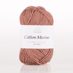 Пряжа Инфинити Коттон Мерино (Infinity Cotton Merino) 3543 теплый коричневый