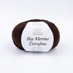Пряжа Инфинити Биг Мерино Экстрафайн (Infinity Big Merino Extrafine) 3082 коричневый