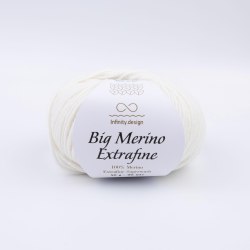 Пряжа Инфинити Биг Мерино Экстрафайн (Infinity Big Merino Extrafine) 1001 белый