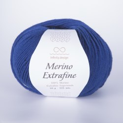 Пряжа Инфинити Мерино Экстрафайн (Infinity Merino Extrafine) 5575 тёмно-синий