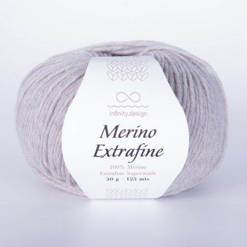 Пряжа Инфинити Мерино Экстрафайн (Infinity Merino Extrafine) 1022 светло-серый