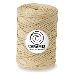 Полиэфирный шнур Caramel цвет Песочное печенье 200 м.