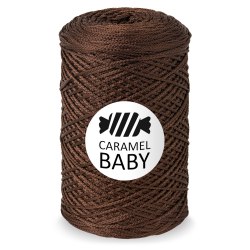 Полиэфирный шнур Caramel Baby цвет Американо 500 м.