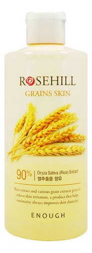 Тонер для лица с экстрактом риса и центеллы Enough Rosehill Grains Skin 300мл