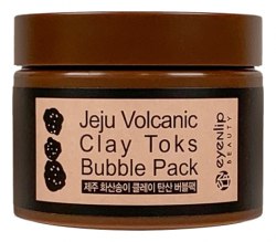 Очищающая пузырьковая маска для лица с вулканической глиной EYENLIP Jeju Volcanic Clay Toks Bubble 100мл