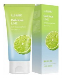 Очищающая пенка для умывания с экстрактом лайма L.SANIC Delicious Lime Soft Cleansing Foam 150мл