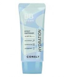 Крем BB увлажняющий с эфектом фотошопа CONSLY BB CREAM EFFECT PHOTOSHOP HYDRATION SPF50/PA++++ натуральный бежевый ,50мл