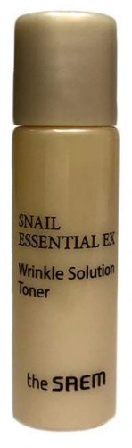 Тонер для лица. THE SAEM Snail Essential EX Wrinkle Solution toner 5мл