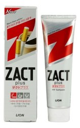 Зубная паста отбеливающая LION Zact Plus More Than White 150г