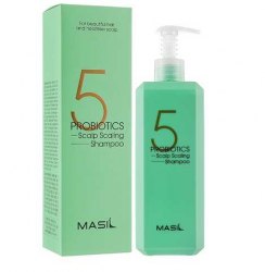 Глубокоочищающий шампунь с пробиотиками MASIL 5 Probiotics Scalp Scaling Shampoo 500мл