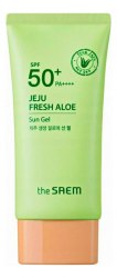 Солнцезащитный гель с экстрактом алоэ вера THE SAEM Jeju Fresh Aloe Sun Gel SPF50+ PA++++