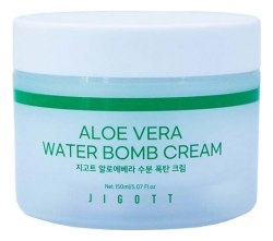 Успокаивающий крем с экстрактом алоэ JIGOTT Aloe Vera Water Bomb Cream 150мл