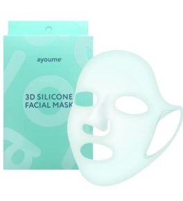 Многоразовая маска 3D силиконовая для косметических процедур AYOUME 3D SILICONE FACIAL MASK