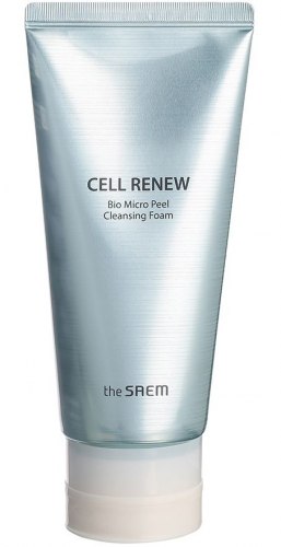 Пенка для умывания с растительными стволовыми клетками THE SAEM Cell Renew Bio Micro Peel Cleansing Foam, 170мл