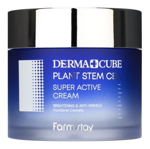 Крем с лифтинг-эффектом и фитостволовыми клетками FARM STAY DERMA CUBE Plant Stem Cell Super Active Cream, 80 мл