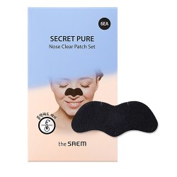 Набор масок-патчей для носа 6 листов THE SAEM Secret Pure Nose Clear Patch Set, 6шт