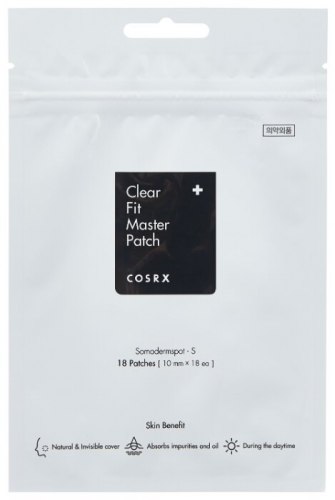 Патчи от акне COSRX Clear Fit Master Patch, 18 шт