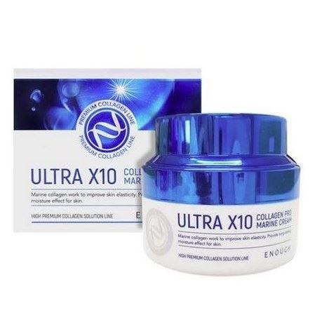 Крем коллагеновый для лица Enough Ultra X10 Collagen Pro Marine Cream 50мл