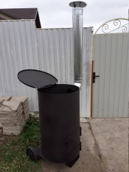 Печь - бочка для сжигания мусора "Смуглянка" 260 (3 мм) (Pionehr)