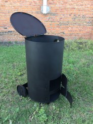 Печь - бочка для сжигания мусора "Смуглянка" 260 (3 мм) (Pionehr)