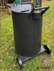 Печь - бочка для сжигания мусора Смуглянка 240 (3 мм) (Pionehr)