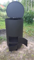 Печь - бочка для сжигания мусора "Смуглянка" 240 (3 мм) (Nada)