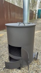 Печь для сжигания садового мусора "Золушка-1" 4 мм особо прочная