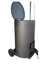 Печь - бочка для сжигания мусора "Смуглянка-300" (3 мм) (Pionehr)