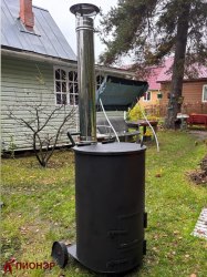 Печь для сжигания мусора Золушка 240 (5 мм) (Pionehr)