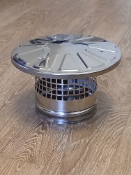 Искрогаситель дымохода мусоросжигателя D-150 Нерж.