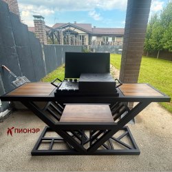 Мангал СМ-5 П в стиле Loft Пионэр
