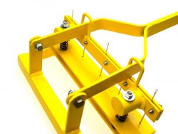 Дырокол для пчелиных рамок на 5 отверстия (черный металл)крашеный