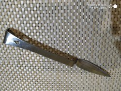 Стамеска - нож, гвоздадер (нержавеющий металл)