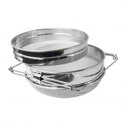 Сито - фильтр двойной Евро (нерж. металл, 220мм) Сито - фильтр двойной Евро (нерж. металл, 220мм)