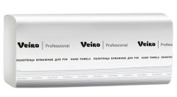 Полотенца бумажные листовые Veiro Professional Lite, Z-сложение, 2-слойные, белые, 200 листов, 21 пачка в коробке Veiro Z-200