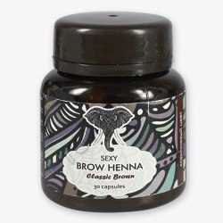 Хна для окрашивания бровей 30 капсул по 6 гр. - Sexy Brow Henna Sexy Henna Brow Светло-Коричневая