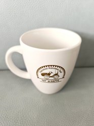 Кружка керамическая Белая