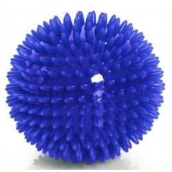 Мяч массажный 9 см, жесткий (бирюзовый, салатовый, синий)