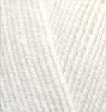 Alize Lanagold Fine, цвет 62 молочный Alize 49% шерсть, 51% акрил, длина в мотке 390 м.