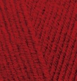Alize Lanagold, цвет 56 красный Alize 49% шерсть, 51% акрил, длина в мотке 240 м.