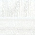 Детская новинка, цвет 01 белый ООО Пехорский текстиль 100% высокообъемный акрил, длина 200м в мотке